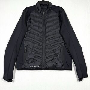 Harley Davidson Jacket Mens Large FXRG Thinsulate Mid Layer Puffer Black Moto